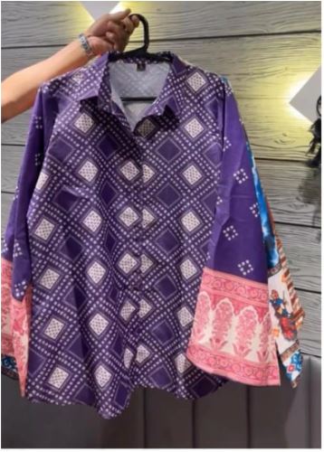 Royal Purple Gucci Silk Shirt