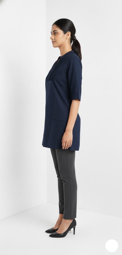 Cotton Top - Navy Blue Color
