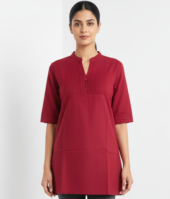 Cotton Top - Maroon Color