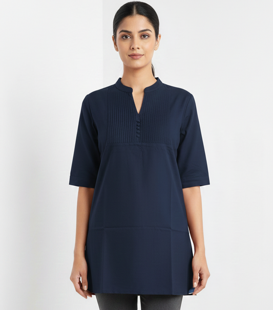 Cotton Top - Navy Blue Color