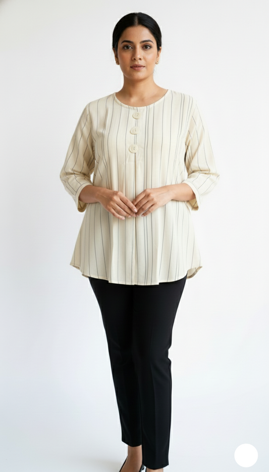 3 Button Tunic