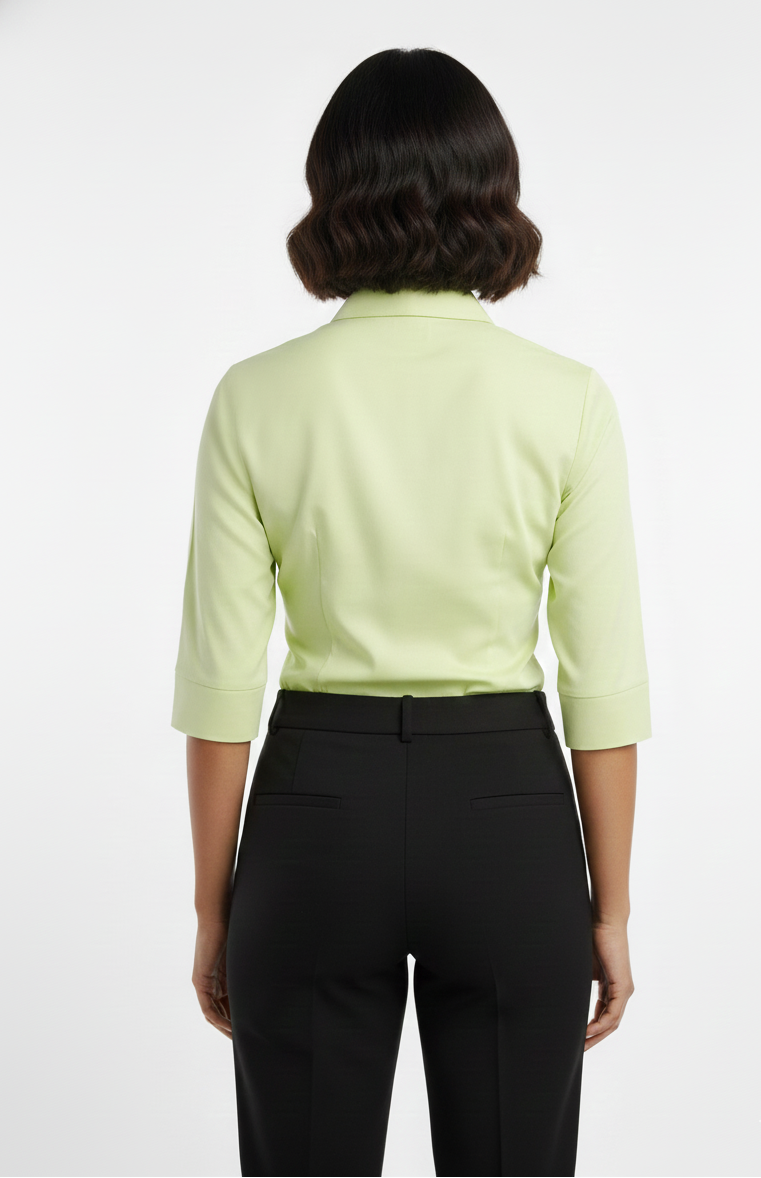 Cotton Shirt - Lemon Yellow